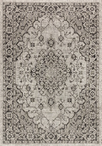 Rozetta Boho Medallion Textured Weave Indoor/outdoor Area Rug